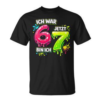 Ich War 6 Jetzt Bin Ich 7 Lustiges 7 Geburtstag 67 Meme T-Shirt - Geschenkecke