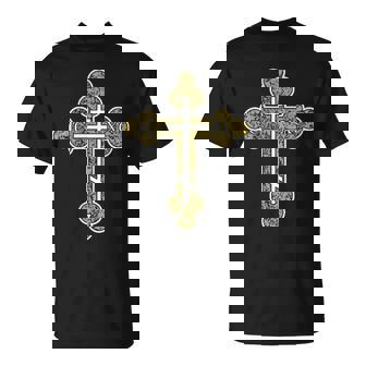Icxc Nika Croix Christogrammeintage Orthodoxe Chrétien T-Shirt - Cadeauxyz