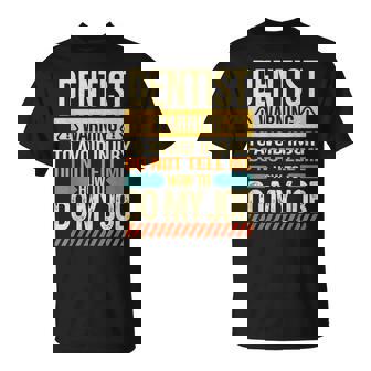 Idée Cadeau Dentiste Pour Collègue Et Collègue T-Shirt - Cadeauxyz