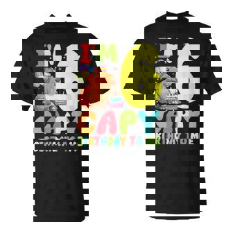 I'm 6 Year Old Capy Birthday To Me 6Th Birthday Capybara T-Shirt | Mazezy