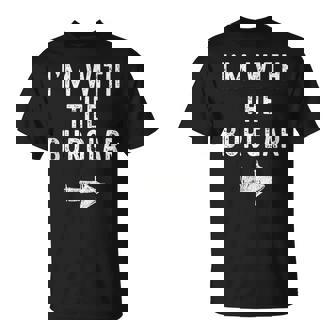 I’M With The Burglar Halloween Couple Costume T-Shirt - Thegiftio