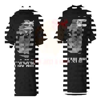 I'm Just A Girl Hamster T-Shirt | Mazezy