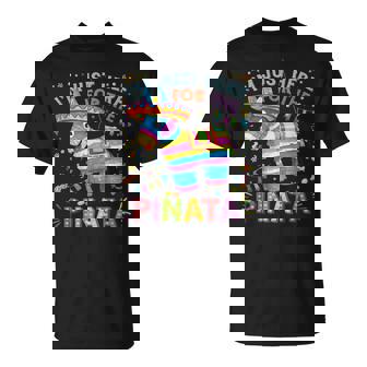 I'm Just Here For The Pinata Mexican Party Cinco De Mayo T-Shirt - Thegiftio