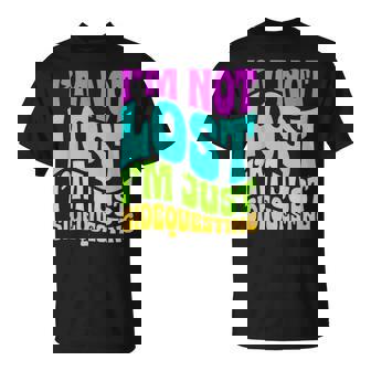 I’M Not Lost I’M Just Sidequesting – Rave Edm Groovy T-Shirt | Mazezy