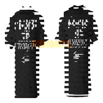 I'm With The Pterodactyl Costume Halloween Matching Couple T-Shirt - Thegiftio