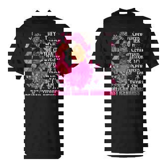 I'm The Storm Black Warrior Pink Ribbon Breast Cancer T-Shirt - Monsterry