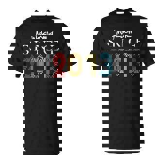 Impresionante Desde 2013 Cumpleaños 2013Intage 2013 Año Manga Larga Camiseta unisex - Regaloses