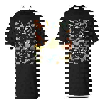 Inclusion Dinosaur All Of Us Are Different None Are Less T-Shirt - Monsterry