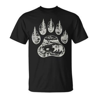 Indian Pride Native American Tribe Alaska Grizzly Bear Claw T-Shirt | Seseable UK