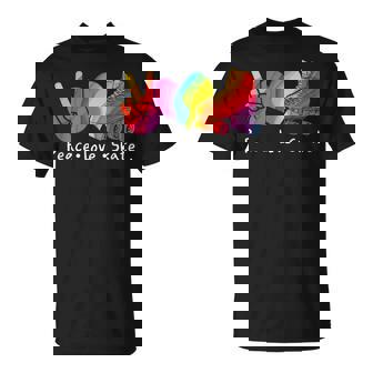 Inline-Skates Rollerskating 70s 80s Roller Nordic Blading T-Shirt | Mazezy