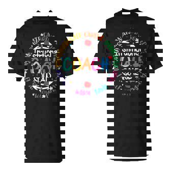Instructional Coach Squad Teacher Assistant Support Team T-Shirt - Thegiftio