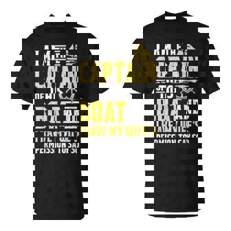 Ioono Il Capitano Di Questa Barca Aela Barca Aela In Barca Aela Maglietta - Novitaregali