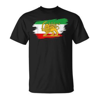 Irán Bandera Iraní Para Es Y Hombres León Persa Camiseta unisex - Regaloses