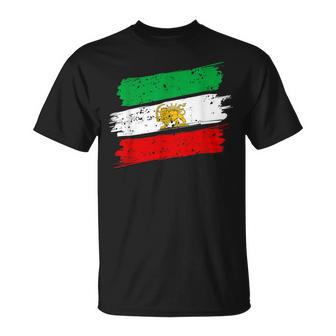 IranIran Lion Sun FlagPersianIran Flag T-Shirt - Thegiftio UK