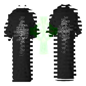 Irish Celtic Cross Knot Christian Holy Trinity Scottish Celt T-Shirt | Mazezy