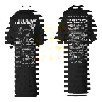 Italian Brainrot Characters Meme Popular Trend T-Shirt - Monsterry