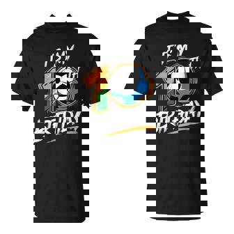 It's My 10Th Birthday Party Soccer 10 Years Old T-Shirt - Monsterry