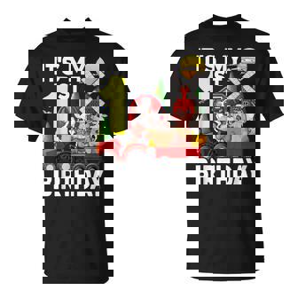 It's My 1St Birthday Farm Animal 1 Year Old Birthday Party T-Shirt | Mazezy