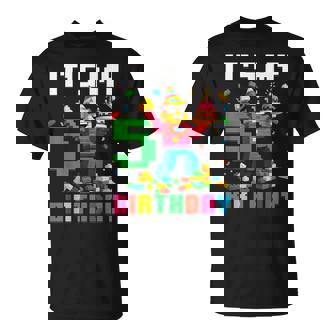 It's My 5Th Birthday Boy Building Bricks 5 Year Old Boys T-Shirt | Seseable CA