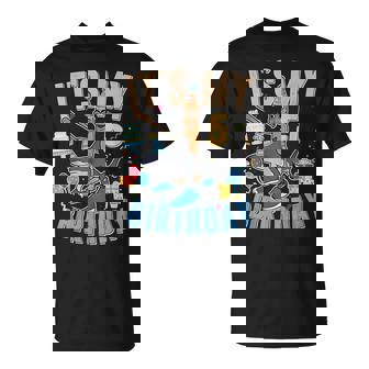 It's My 5Th Birthday Tung Tung Tung Sahur Tralalero Tralala T-Shirt - Thegiftio