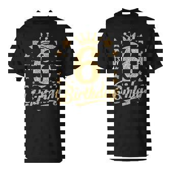 It's My 6Th Golden Birthday 6 Year Old Bday Groovy T-Shirt - Thegiftio