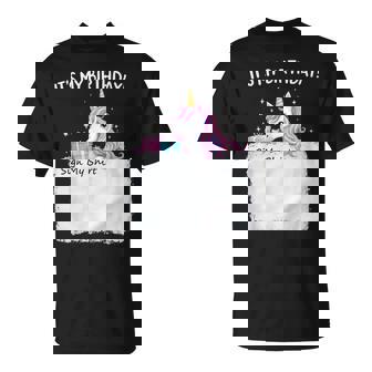 It's My Birthday Sign My Novelty Party Unicorn T-Shirt | Seseable FR