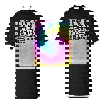 It's My Birthday Sign My Tie Dye Groovy Girls Party T-Shirt | Seseable CA