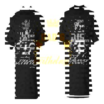 It's My Dad's 75Th Birthday Ideas Celebrate Adults Vintage T-Shirt | Mazezy