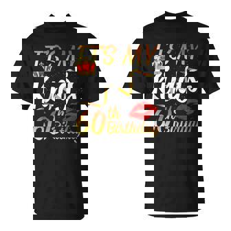 It's My King's 60Th Birthday Gold Crown For 60 Years Old Man T-Shirt - Thegiftio