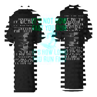 It's Not How Fast You Run Cross Country XC T-Shirt | Mazezy