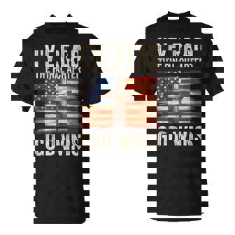 I've Read The Final Chapter God Wins Religious Christian T-Shirt | Seseable CA