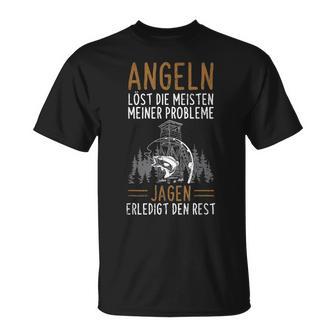 Jäger Angler Jagd Angelpruch T-Shirt - Geschenkecke