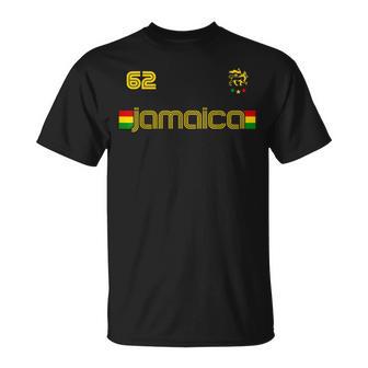 Jamaica 1962 Jersey Judah Lion Rasta Jamaican Flag T-Shirt | Mazezy