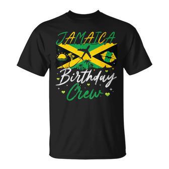 Jamaica Birthday Crew Squad Girls Family Trip 2025 Birthday T-Shirt | Mazezy