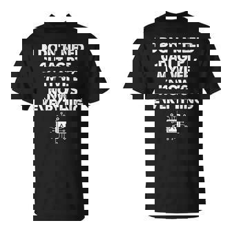 Je Nai Pas Besoin De Chat Gpt Ma Ait Tout Mari Hommes T-Shirt - Cadeauxyz