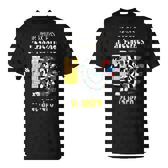 Je Peux Pas J'ai Fléchettes Et Apéro Cadeau Drôle Bière Dart T-Shirt - Cadeauxyz