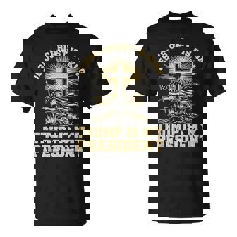 Jesus Christ Is King Trump Is My President T-Shirt - Thegiftio