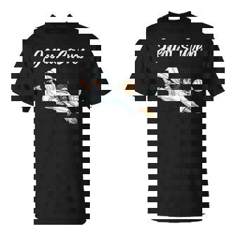 Jesus Christ Saves Christian Volleyball Player Women T-Shirt - Monsterry