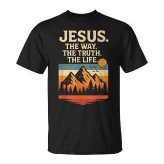 Jesus Der Weg Die Wahrheit Das Leben Jesus Wahrheit T-Shirt - Geschenkecke