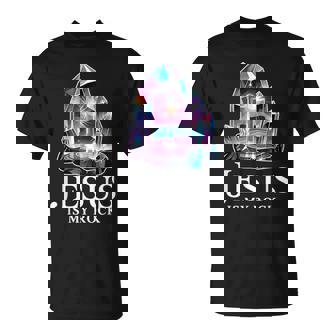 Jesus Is My Rock Bible Verse Christian T-Shirt | Mazezy