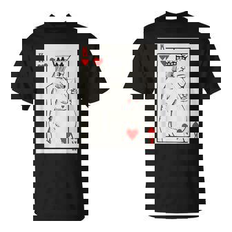 Jeu De Cartes En Forme De Cœur Roi Avecin T-Shirt - Cadeauxyz