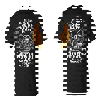 Jeuis Un Papy Motard Qui Déchire Père Motard Motorcycle T-Shirt - Cadeauxyz