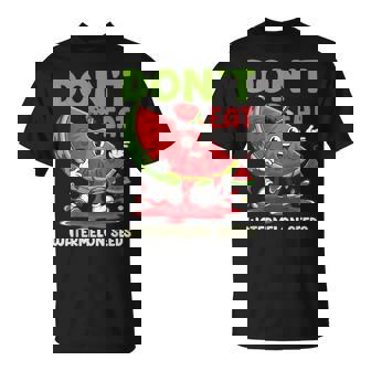 Joli Jeu De Mots À La Pastèque Je Ne Mange Pas De Graines De Pastèque T-Shirt - Cadeauxyz