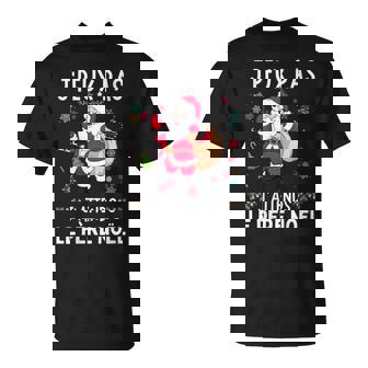 Joyeux Noel 2025 Humour J'peux Pas J'attends Le Père Noël T-Shirt - Cadeauxyz