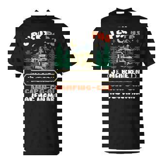 J'peux Pas J'me Barre En Camping Car Camping Car Humoristique T-Shirt - Cadeauxyz