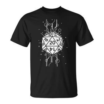 Juego De Rol D20 Juego De Rol De Lápiz Y Papel Camiseta unisex - Regaloses