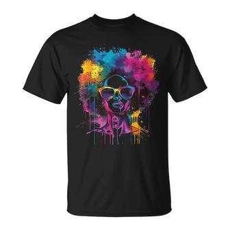 Junenth Black Woman Queen Afro African Melanin Dripping T-Shirt - Thegiftio