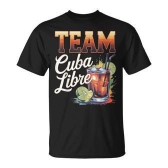 Junggesellinnenabschied Team Cuba Libre Cocktail Für Barkeeper T-Shirt - Geschenkecke