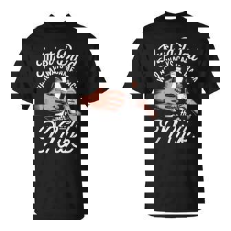 Just A Dad Who Always Came Back With The Milk Fathers Day T-Shirt | Seseable CA