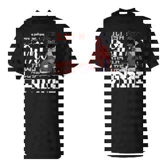 Just A Girl Who Loves Anime Merch African American Afro T-Shirt - Thegiftio